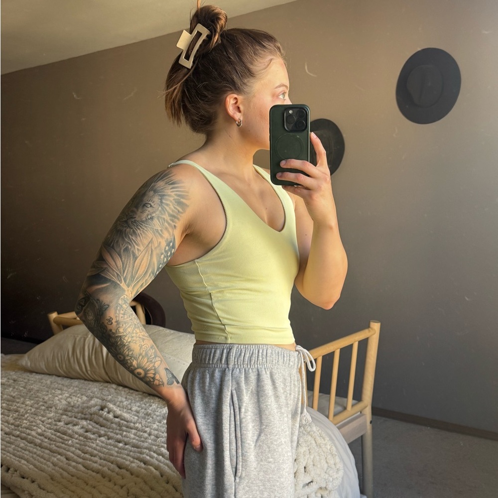 Target Light Yellow Women's Tank Top